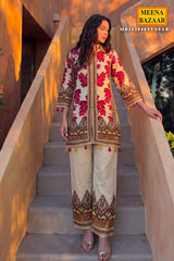 Tussar Crepe Embroidered Kurti