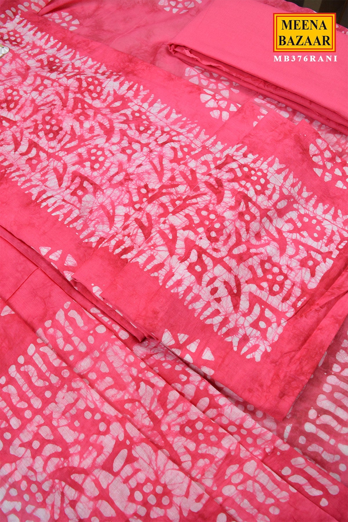 Rani Printed Suit Set with Dupatta