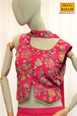 Rani Crepe Straight Suit with Cut Dana Work
