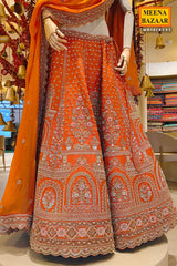 Radiant Rust Embroidered Lehenga