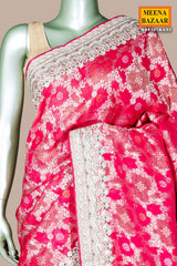 Royal Rani Khaddi Saree – Elegant Embroidered Draped Luxury