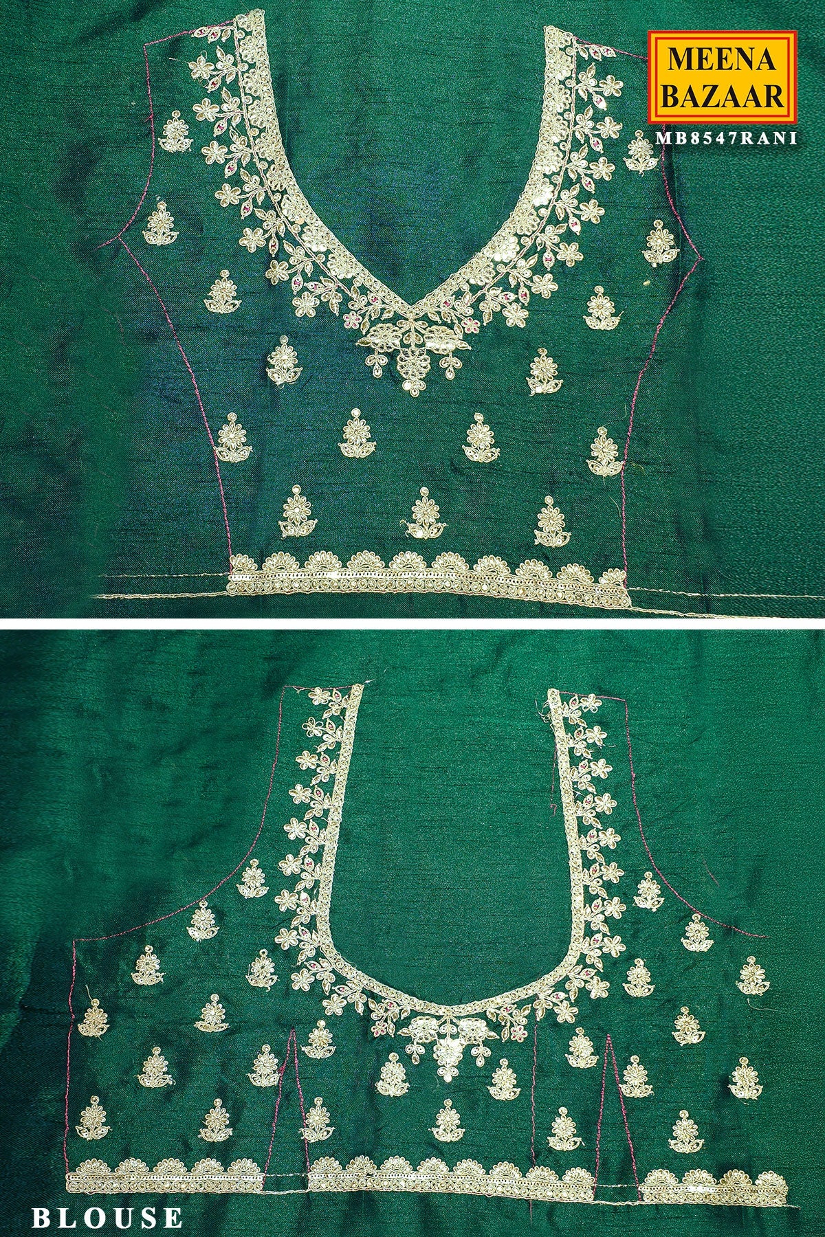 Royal Rani Khaddi Saree – Elegant Embroidered Draped Luxury