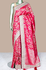 Royal Rani Khaddi Saree – Elegant Embroidered Draped Luxury
