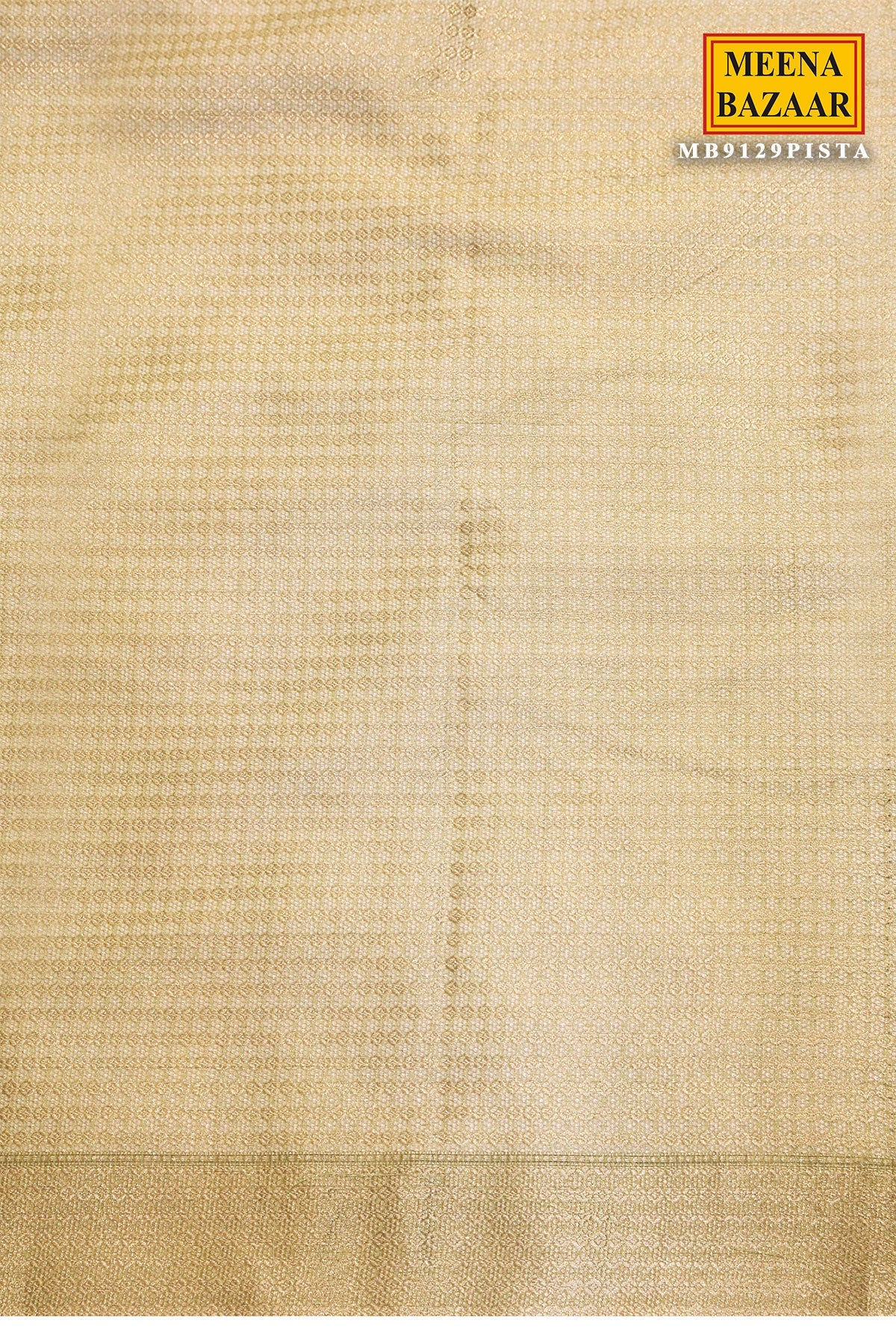 Pista Organza Weaving Saree