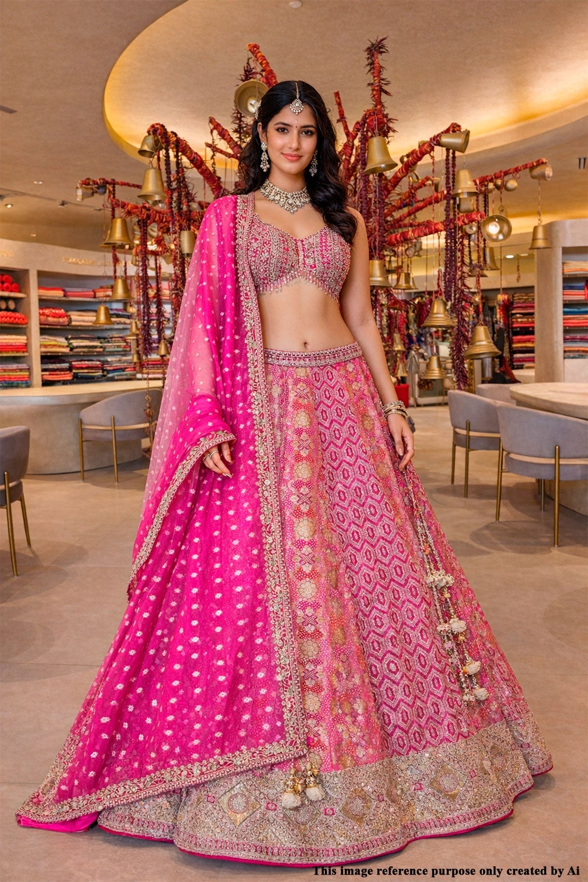 Rani Heavy Embroidery Lehenga Set