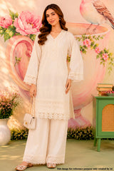 Tussar Cotton Embroidered Co-Ord Set