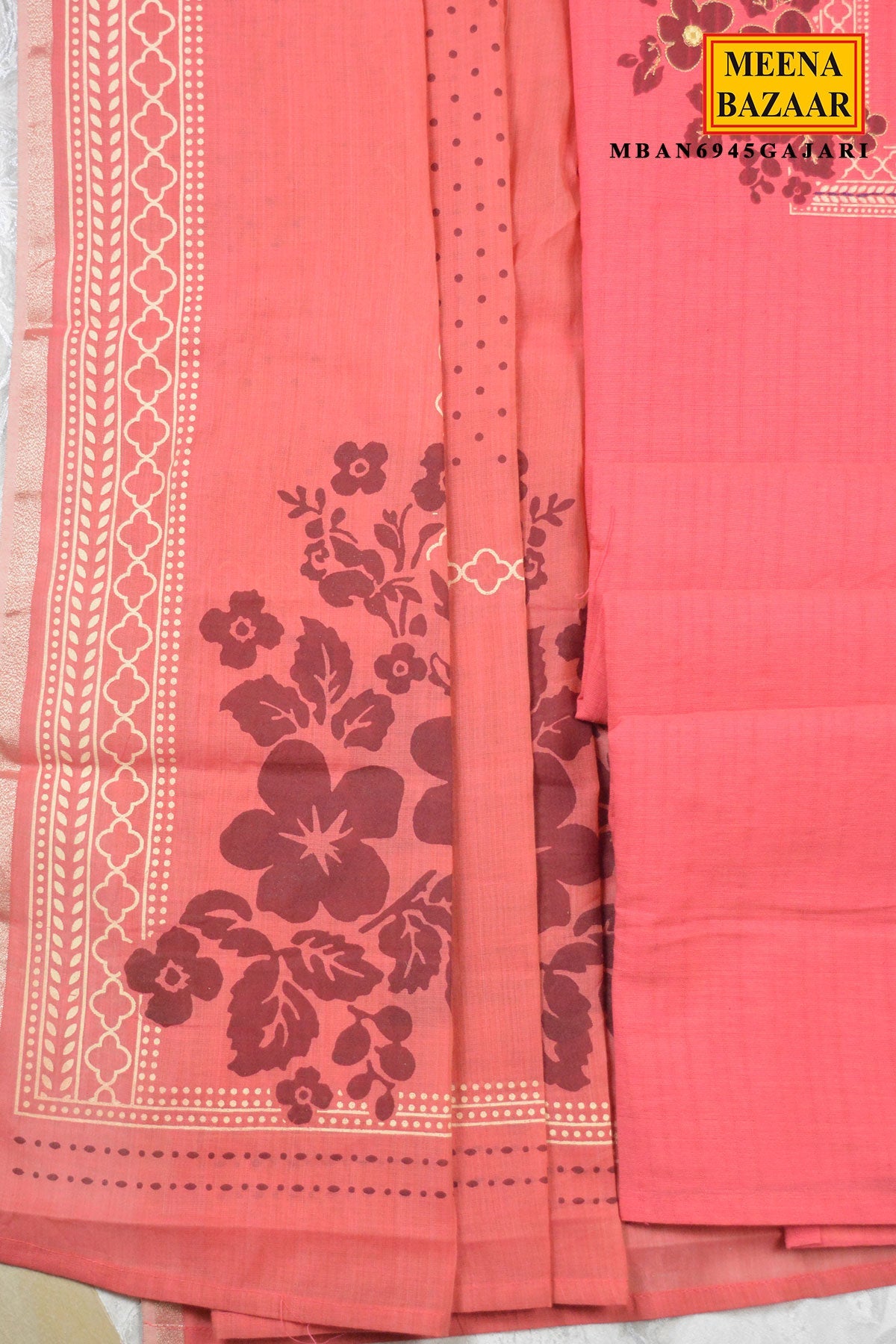 Gajari Printed Suit Set with Dupatta