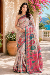 Tussar Silk Weaving Saree Elegant Festive & Wedding Wear