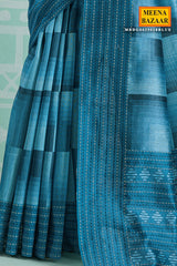 Blue Silk Embroidered Saree - Elegant Festive & Wedding Wear