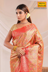 Mustard Silk Weaving Saree Elegant Festive & Wedding Wear