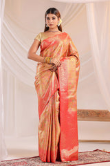 Mustard Silk Weaving Saree Elegant Festive & Wedding Wear