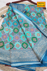 Rama Silk Weaving Saree Elegant Traditional & Festive Wear