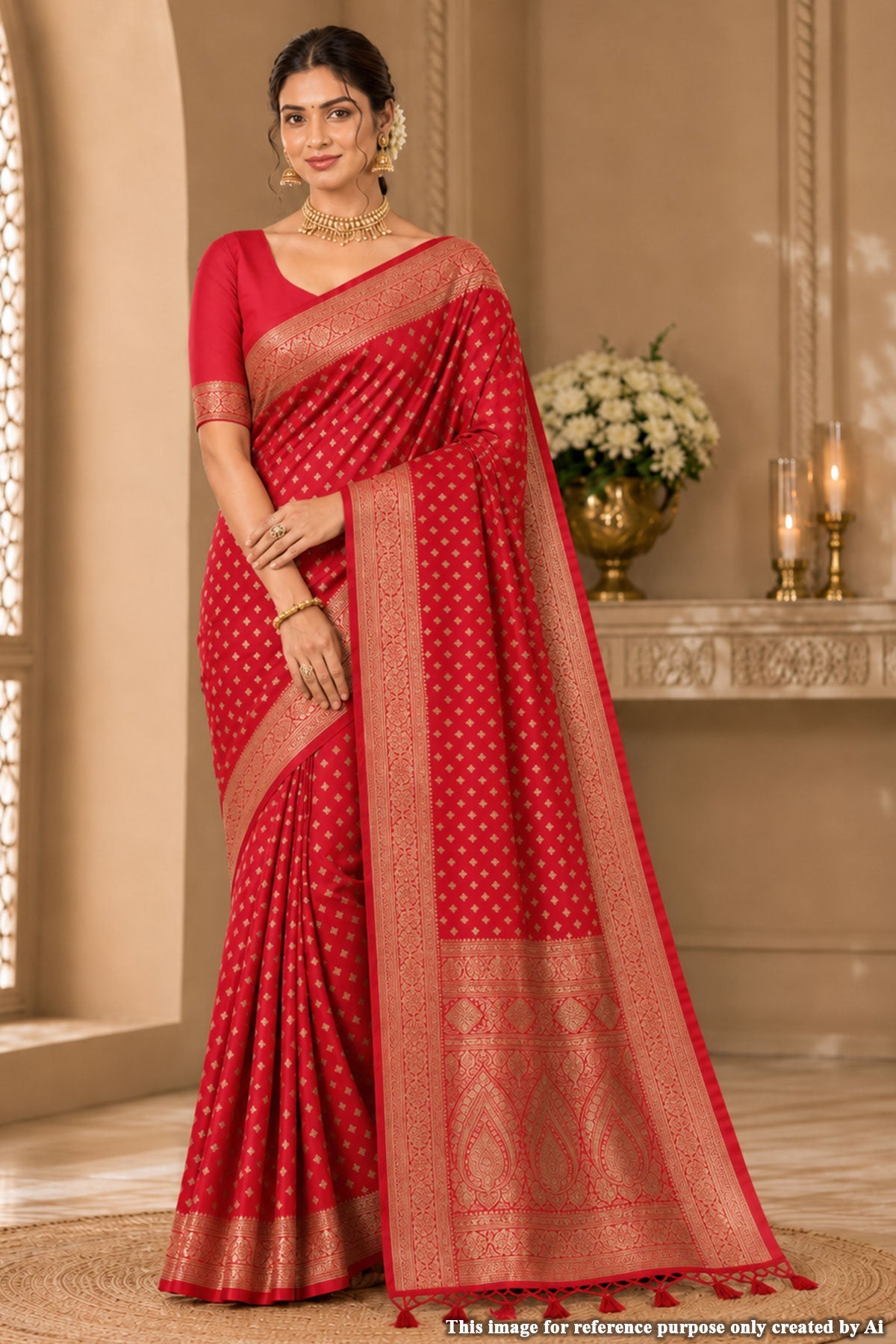 Rani Woven Silk Saree