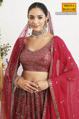 Rani Embroidered Georgette Lehenga