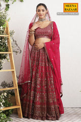Rani Embroidered Georgette Lehenga