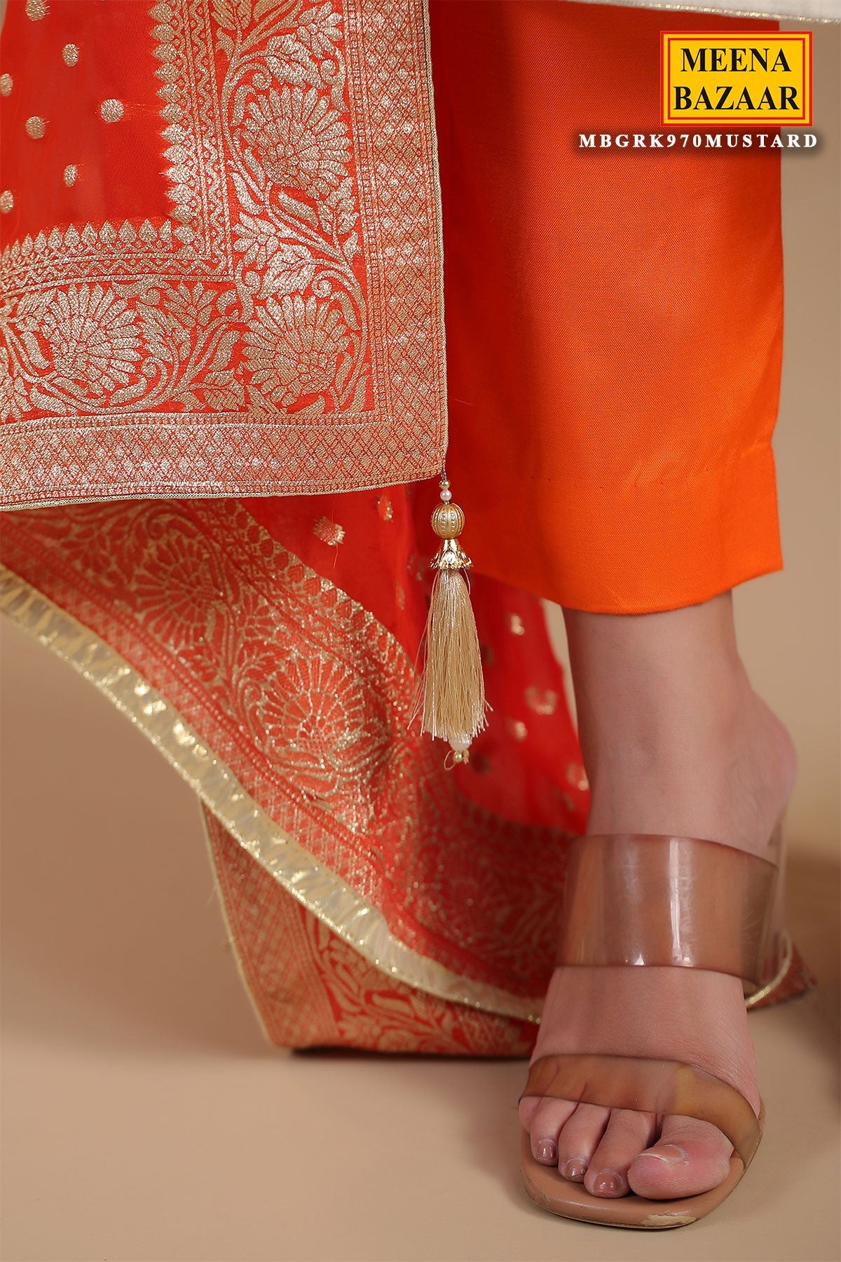 Gajari Silk  Embroidered Suit Set