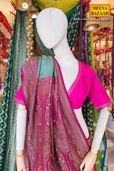 Sea Green Embroidered Silk Saree Party & Festive Wear Saree