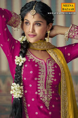 Rani Georgette Embroidered Suit