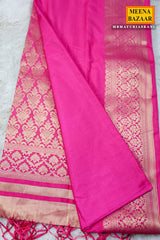 Rani Silk Weaving Buti Saree
