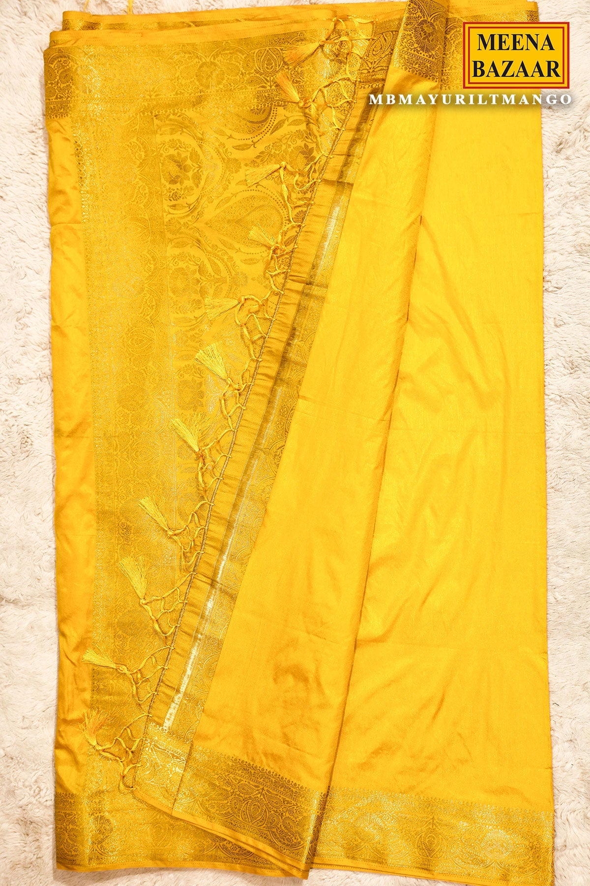 Mayuri Mango Silk Weaving Saree