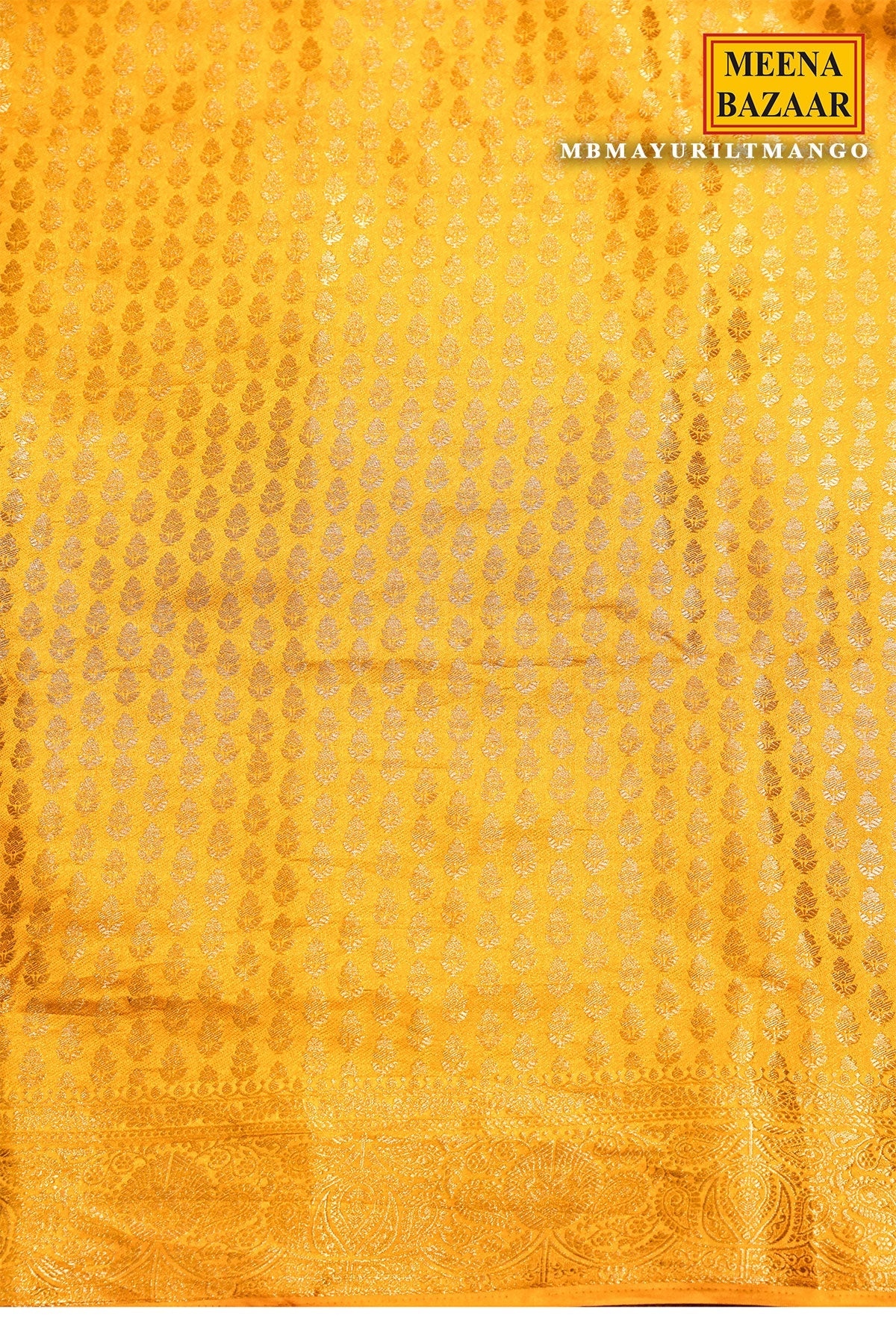 Mayuri Mango Silk Weaving Saree
