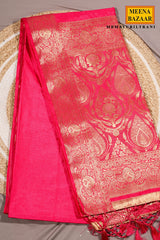 Rani Silk Saree with Signature Woven Elegance