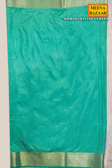 Mayuri Sea Green Silk Weaving Saree