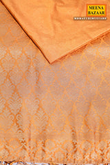 Mustard Silk Saree With Rich Weaving Buti Pattern