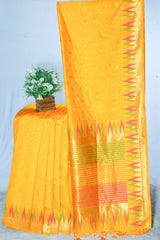 Mango Silk Weaving Buti Saree