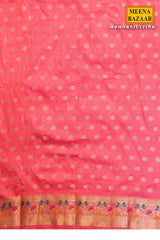 Morni Pink Silk Weaving Buti Saree