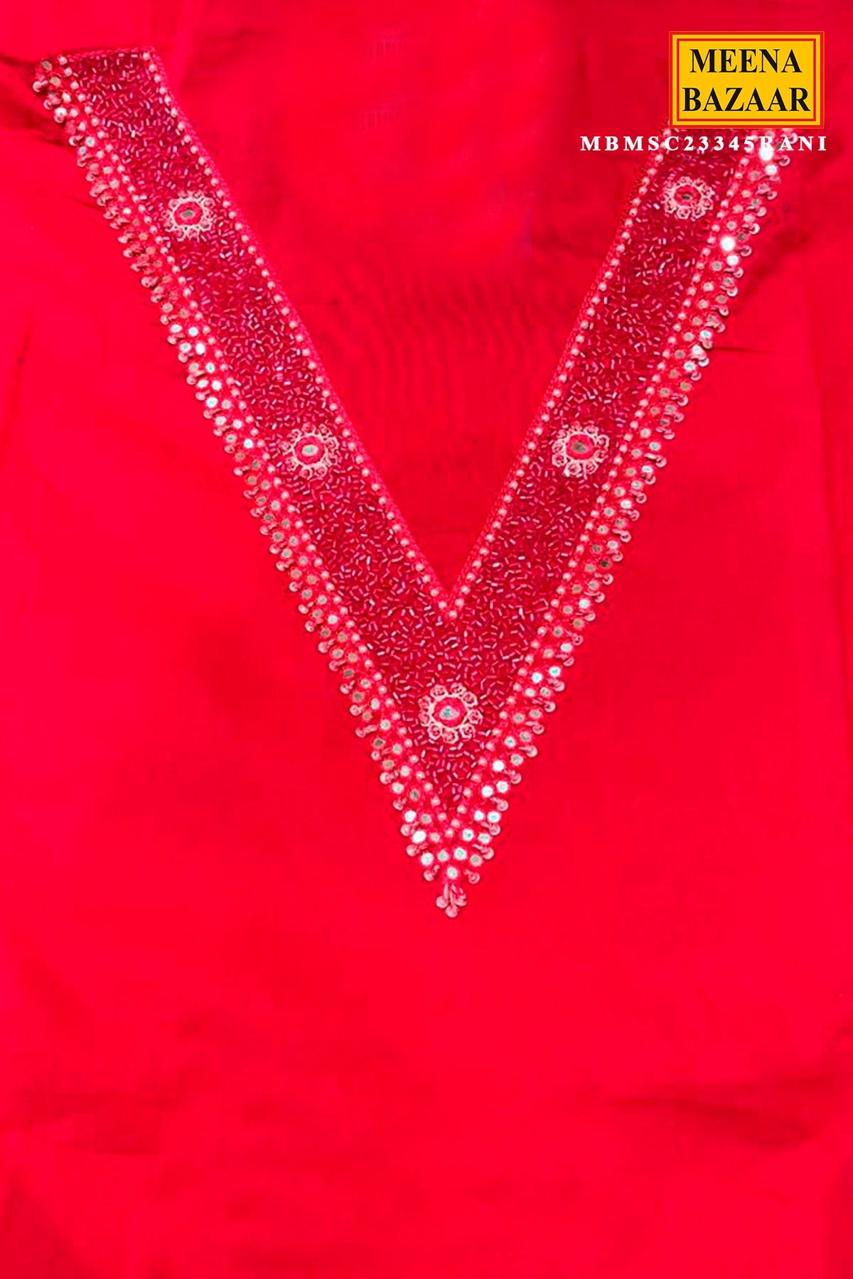 Rani Cotton Embroidered Suit Piece – Elegant Everyday Ethnic Wear