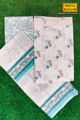 Tussar Embroidered Suit Piece Set