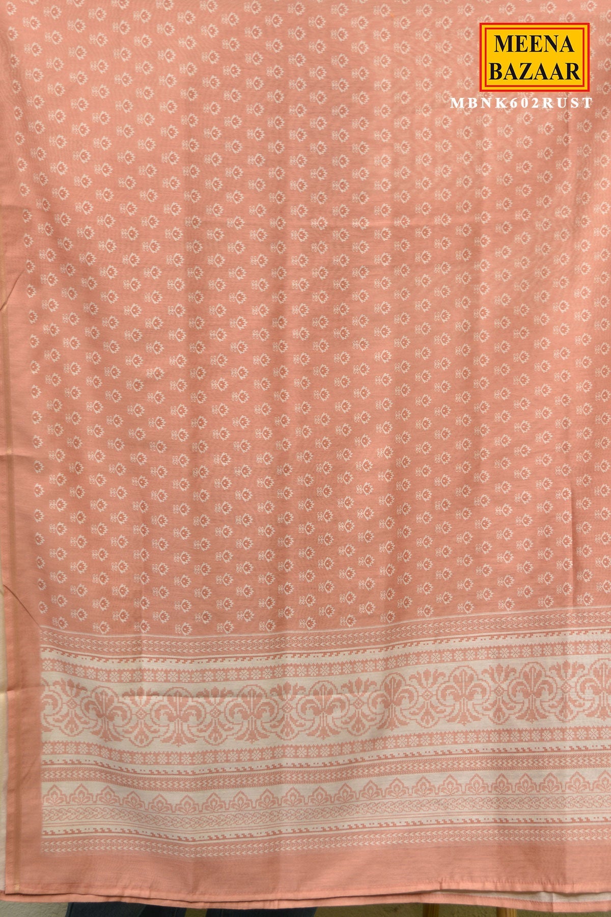 Rust Kurta Set with Printed Dupatta
