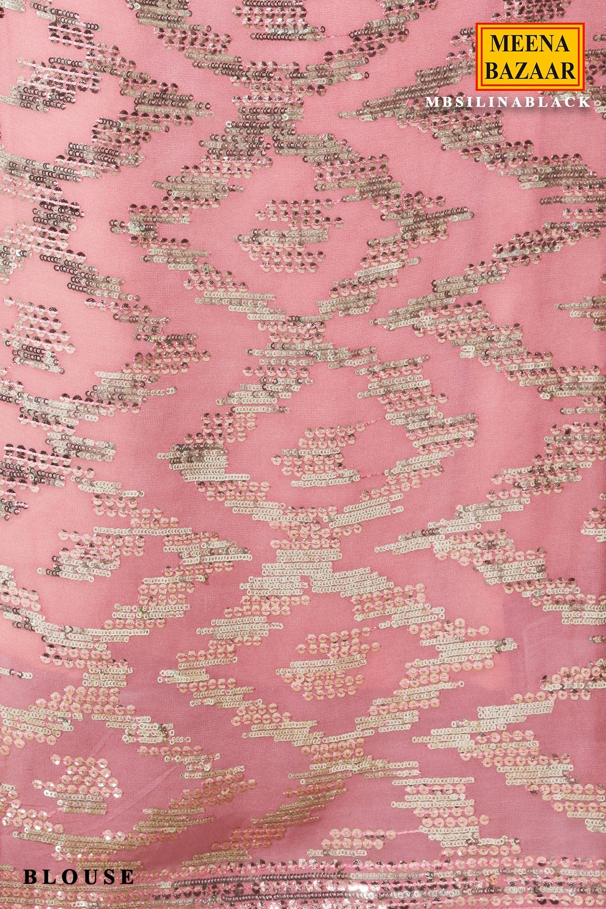 Mauve Georgette Saree with Elegant Sequin Work