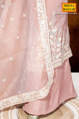 Gajri Tissue Unstitched Suit with Exquisite Sequin & Embroidery Work
