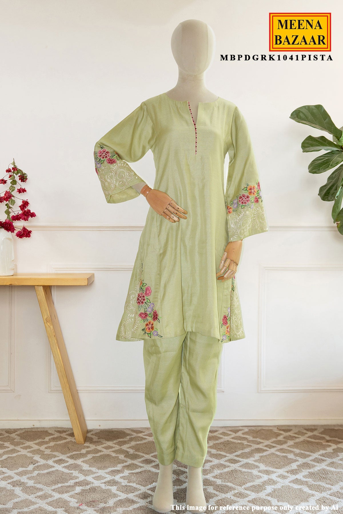 Pista Embroidered Co-ord Set
