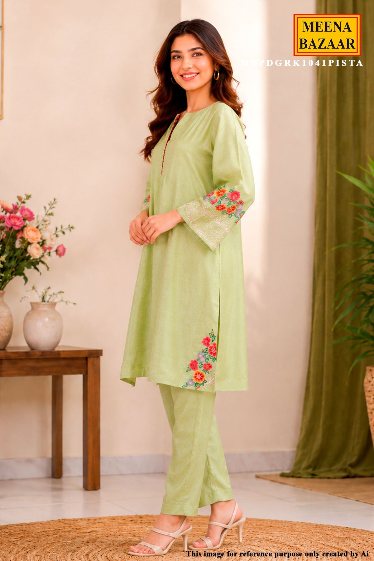 Pista Embroidered Co-ord Set