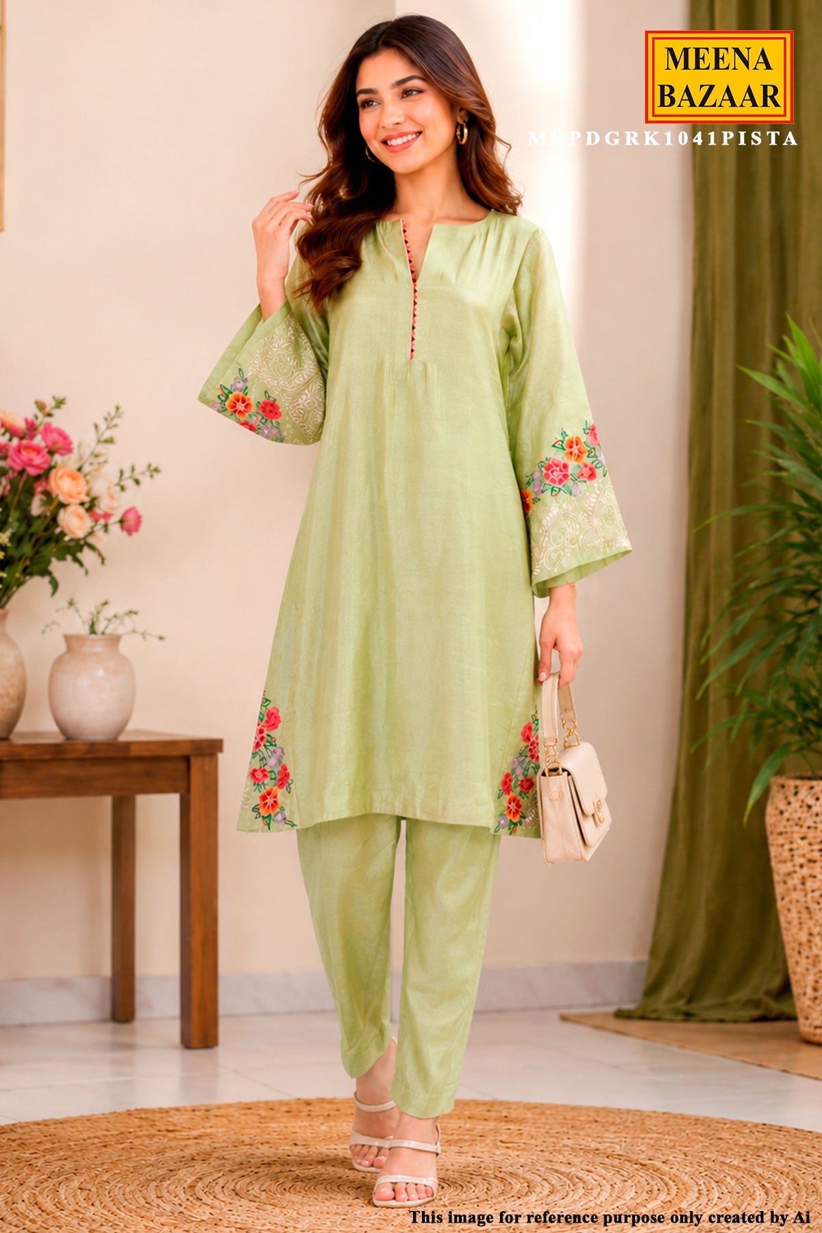 Pista Embroidered Co-ord Set