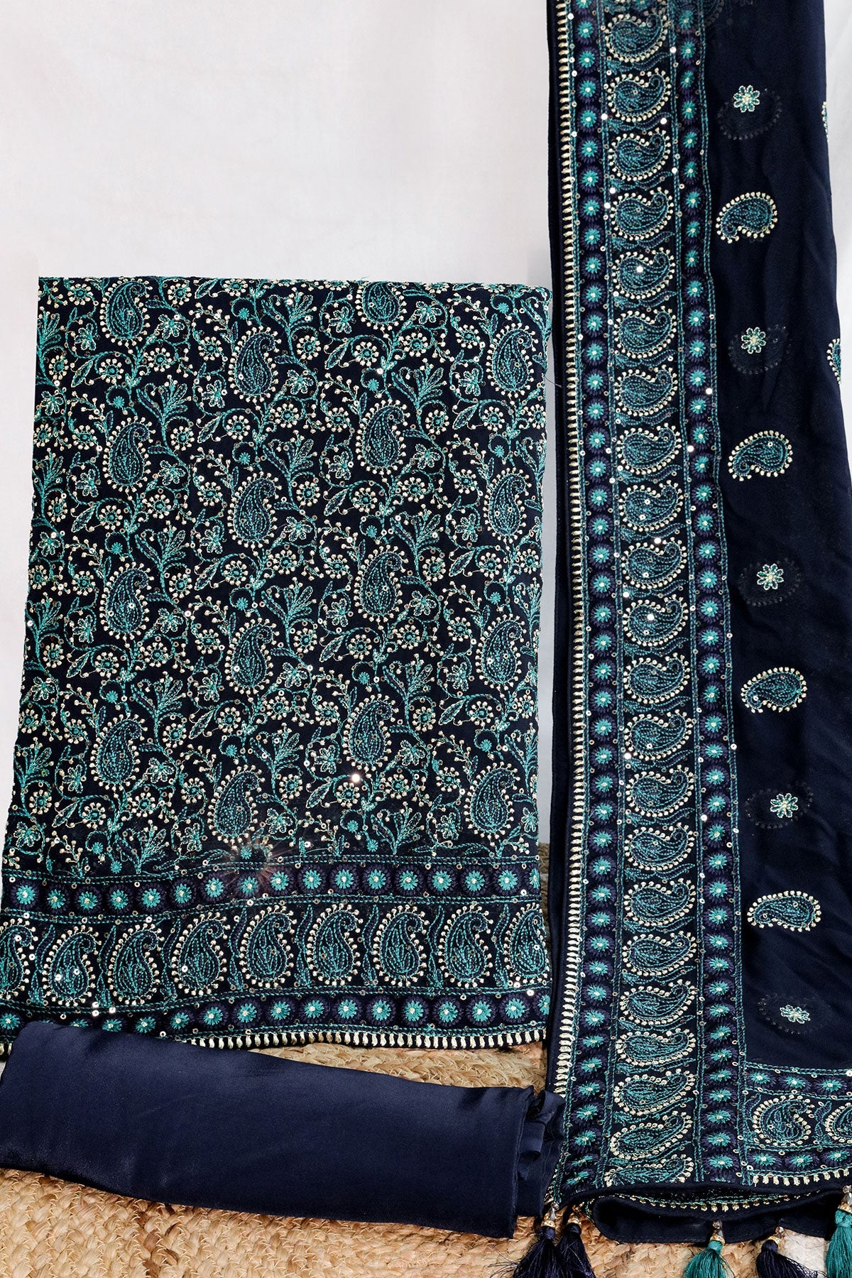 Navy Suit Piece Bold Meets Classic Unstitched Suit