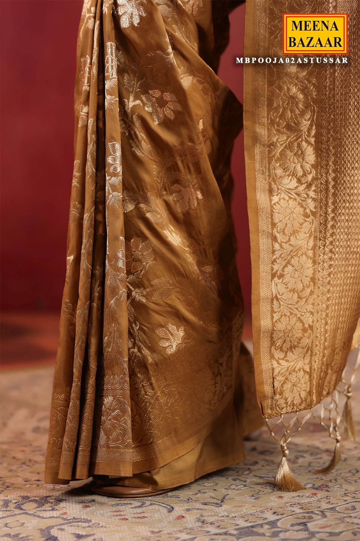 Tussar Silk Weaving Saree for Festive & Wedding Wear