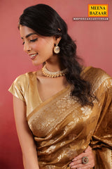 Tussar Silk Weaving Saree for Festive & Wedding Wear