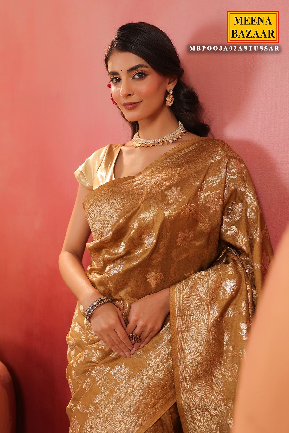 Tussar Silk Weaving Saree for Festive & Wedding Wear