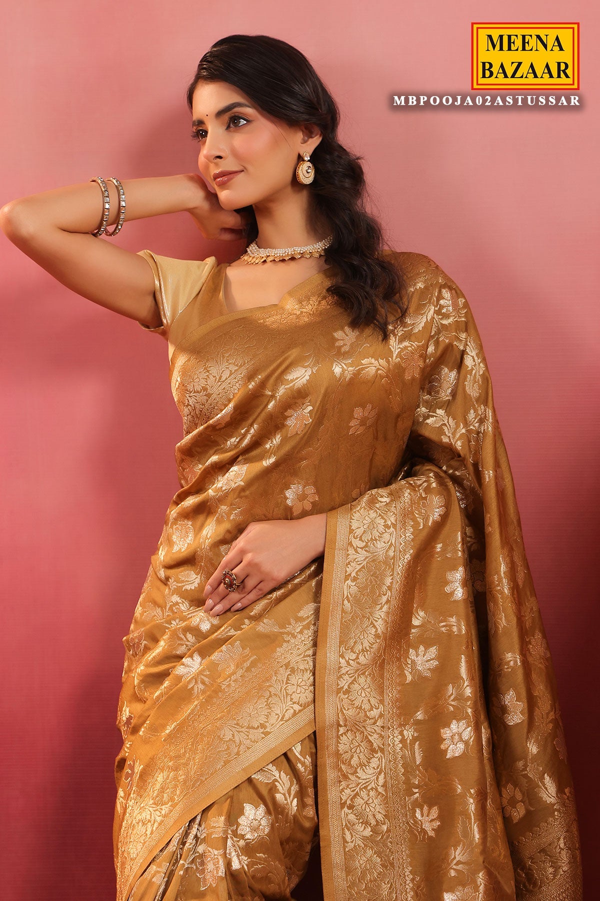 Tussar Silk Weaving Saree for Festive & Wedding Wear