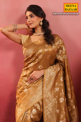 Tussar Silk Weaving Saree for Festive & Wedding Wear