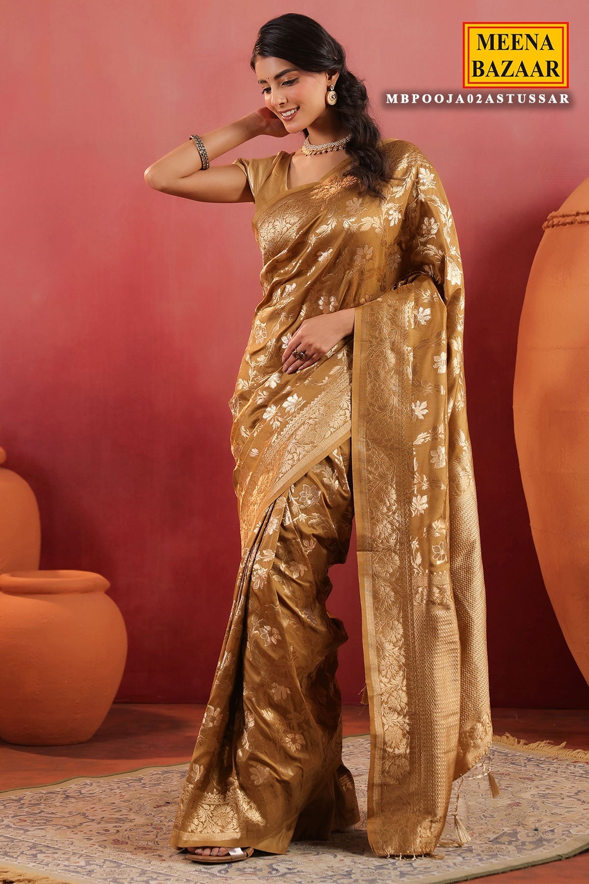Tussar Silk Weaving Saree for Festive & Wedding Wear