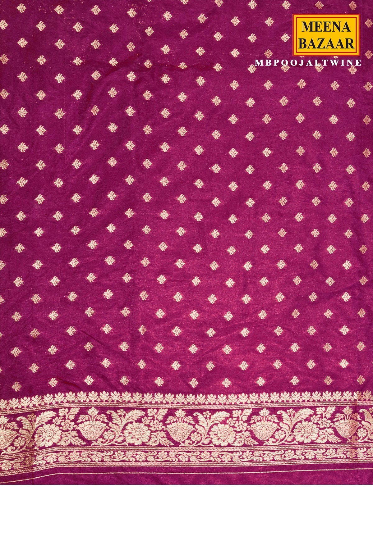 Wine Silk Saree with Elegant Weaving Jal