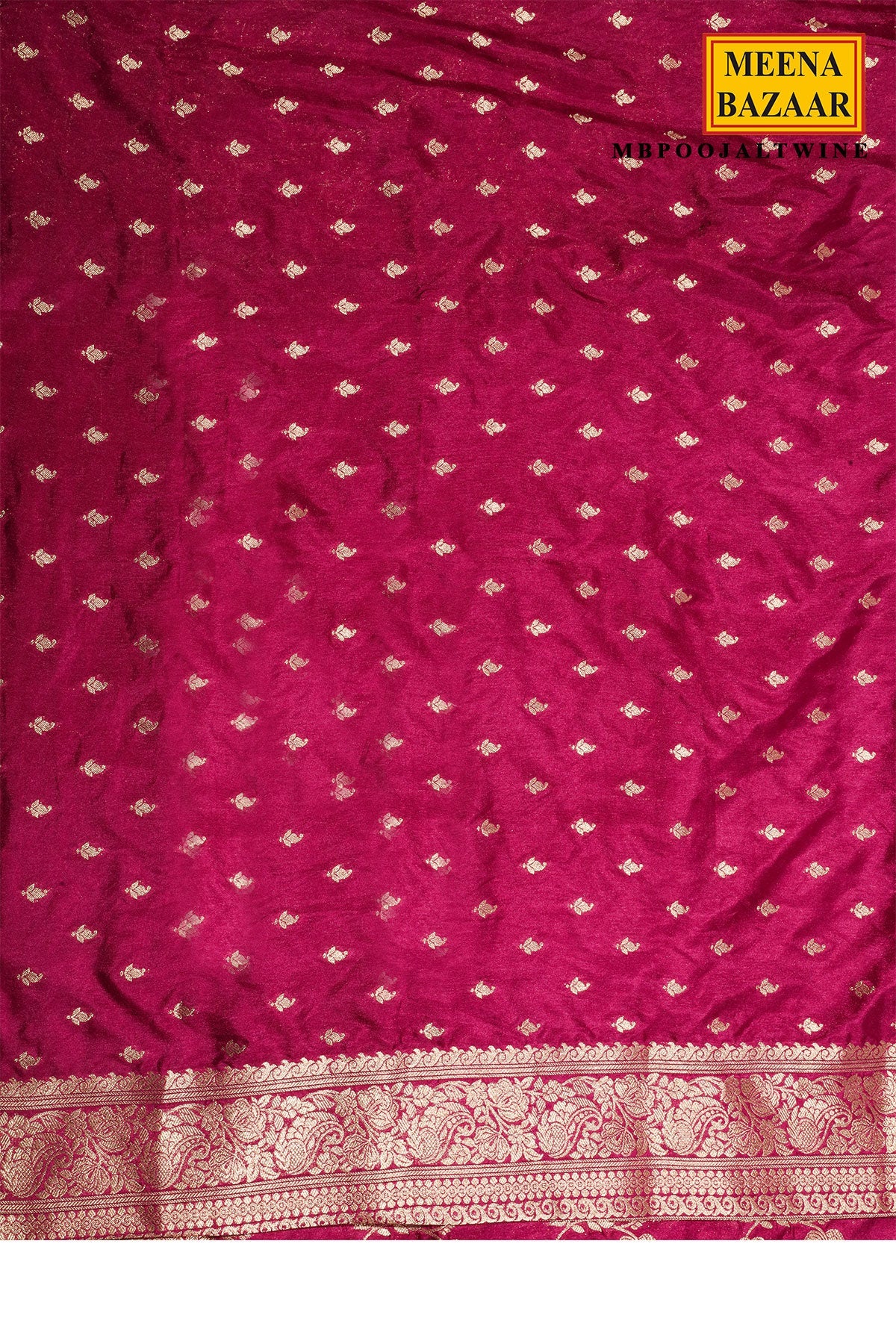 Wine Silk Saree with Elegant Weaving Jal