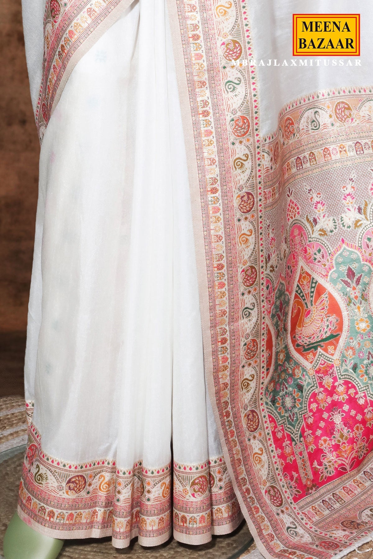 Tussar Silk Woven Saree for Women Elegant Traditional Ethnic Saree