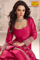 Rani Silk Embroidered Gown