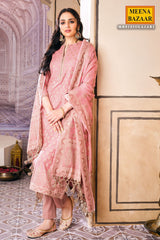 Gajari Chanderi Cotton Woven Unstitched Suits